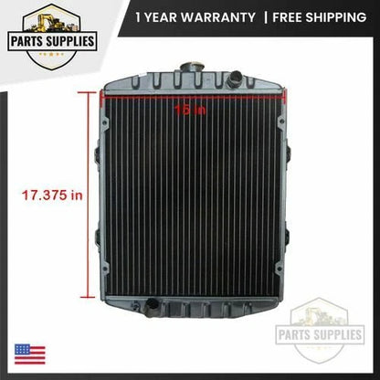 CH18416 Tractor Radiator for John Deere 1050 (3 Rows of Tubes)