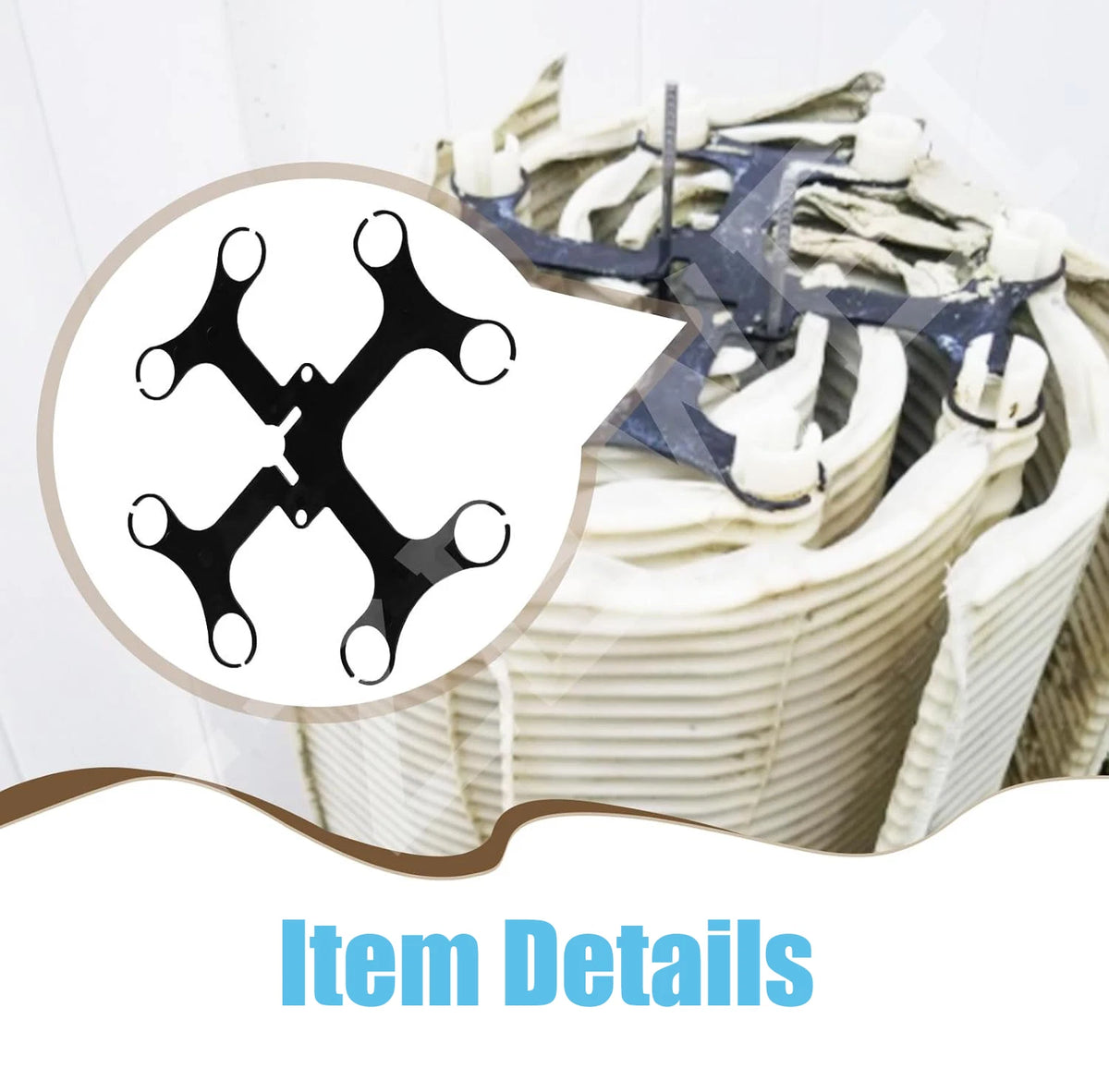 2X Filter Template for Pentair FNS Plus Pool or Spa De Filter