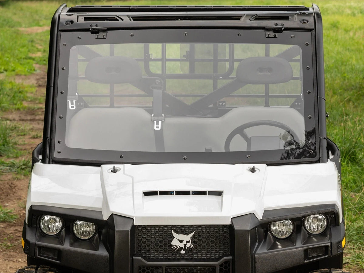SuperATV Maxdrive Power Flip Windshield for Bobcat UV34/UV34XL (2019–2023)