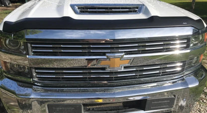 Matte Black Hood Protector Bug Shield for Silverado 2500 3500 (2017–2019) 2877139