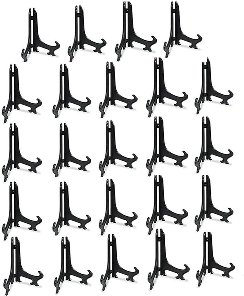 Set of 24 Plastic Easels for 7" Plates and Picture Frames Display