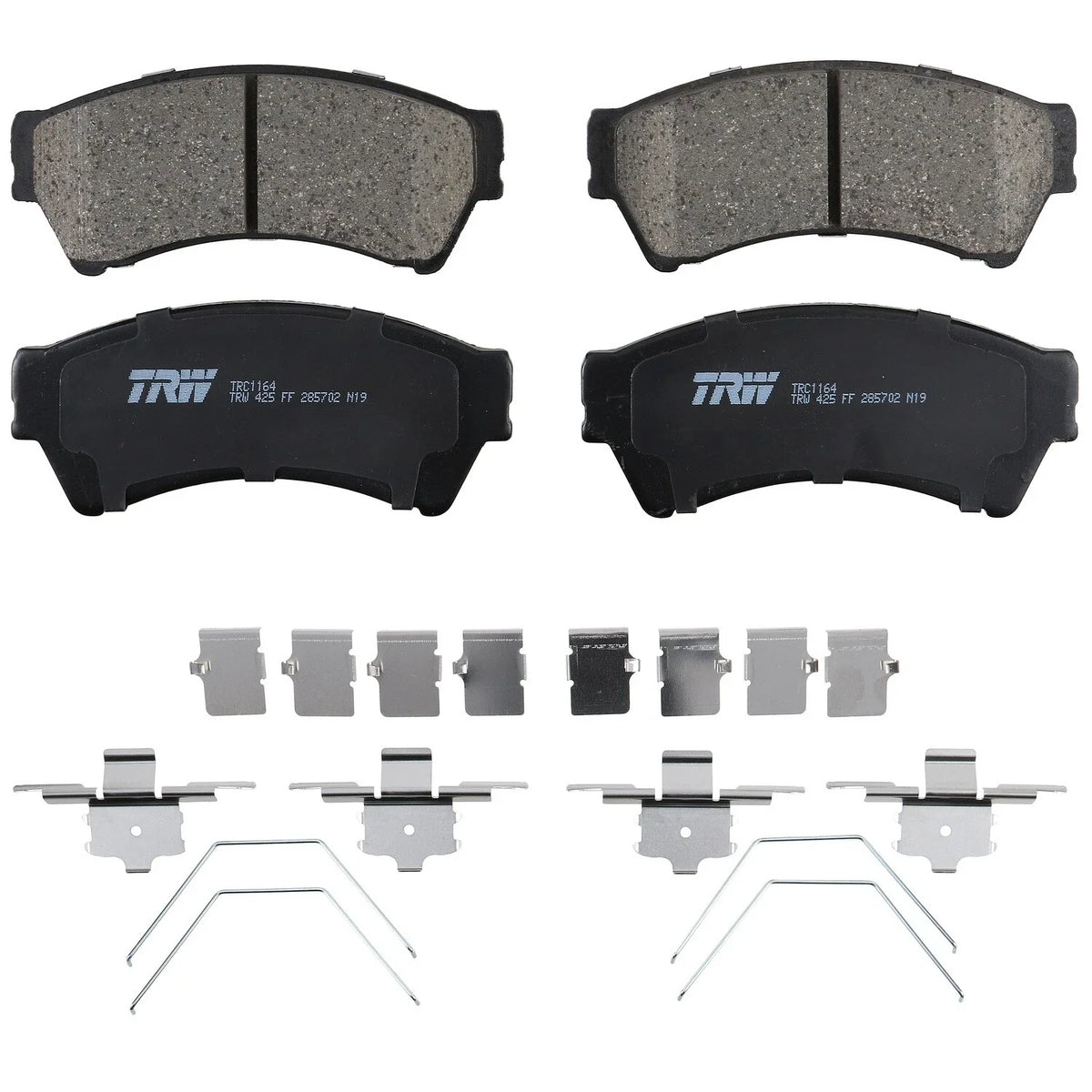 Front Brake Kit with 299mm Rotors & TRW Pro Ceramic Pads for Fusion MKZ Zephyr (2006–2012)