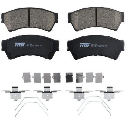 Front Brake Kit with 299mm Rotors & TRW Pro Ceramic Pads for Fusion MKZ Zephyr (2006–2012)