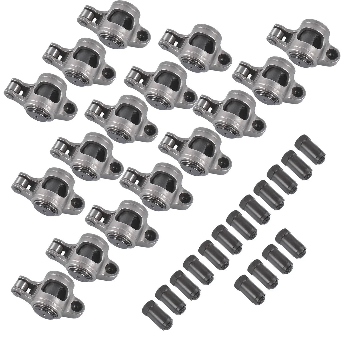 16x Roller Rocker Arm 1.5 Ratio 7/16 in for Small Block Chevy 350 (1969–1995)