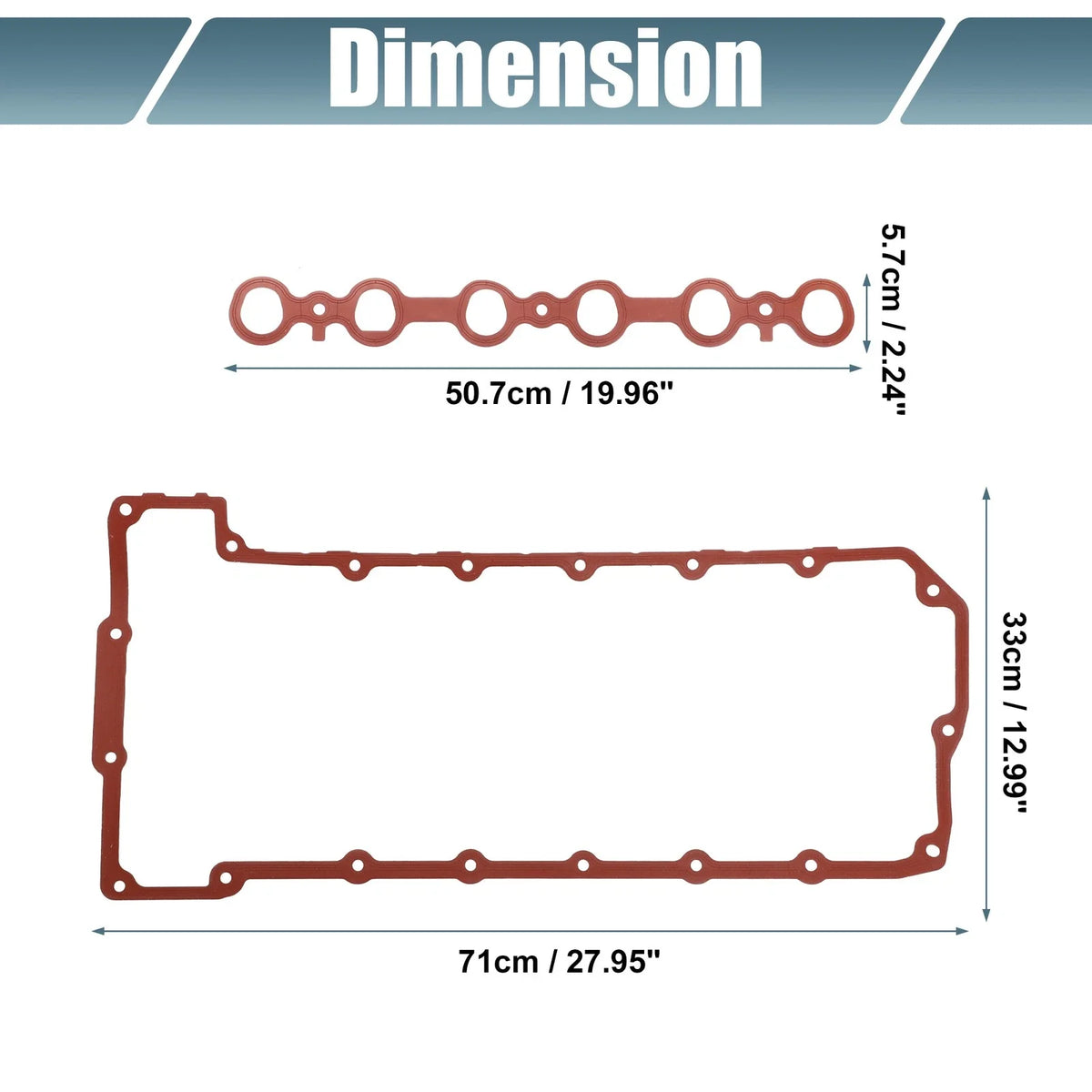 Set of 1 Valve Cover Gasket NO.11127536785 for BMW E90 E91 (2006)