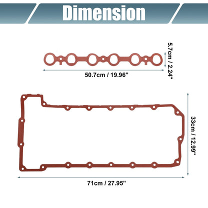 Set of 1 Valve Cover Gasket NO.11127536785 for BMW E90 E91 (2006)