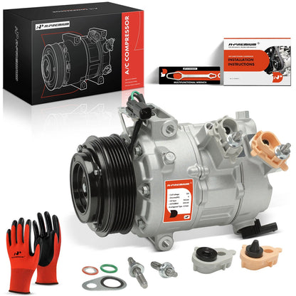 A/C Compressor with Clutch for Ford Edge, Lincoln Nautilus (2019–2024) - K2GZ19703B, 168337