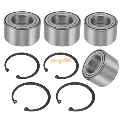 Front & Rear Wheel Bearings Ring Kit for Polaris Ranger 500, Ranger Crew 500 (2001–2022)