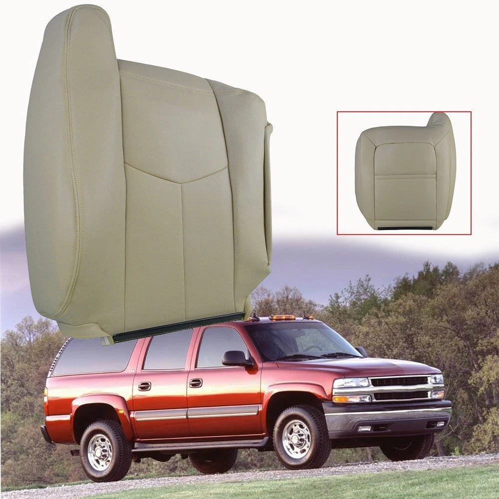 Passenger Side Top Leather Seat Cover for GMC Sierra Yukon (2003–2006)