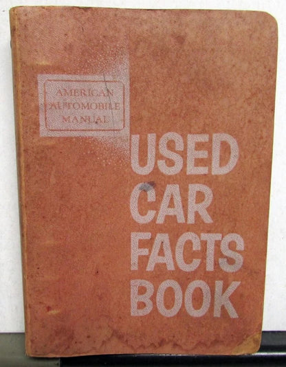 Used Car Facts Book for American Automobiles (1954–1959)