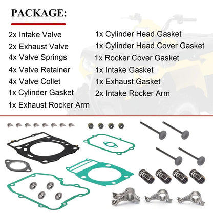 Rocker Arm & Valve Cylinder Head Gasket Kit for Polaris Ranger Magnum (2000–2009)
