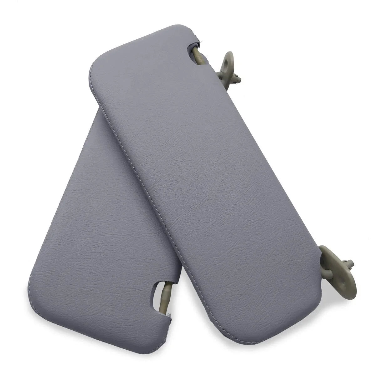 Sunvisors Cover Skin for Toyota Corolla (2002–2008) Gray PVC Leather