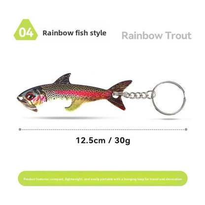 Fish Shaped Bottle Opener for Trout Perch Lovers (12.5 cm, 30 g, Zinc Alloy)