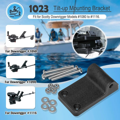 Tilt-up Mounting Bracket for Scotty Downrigger 1080, 1090, 1116