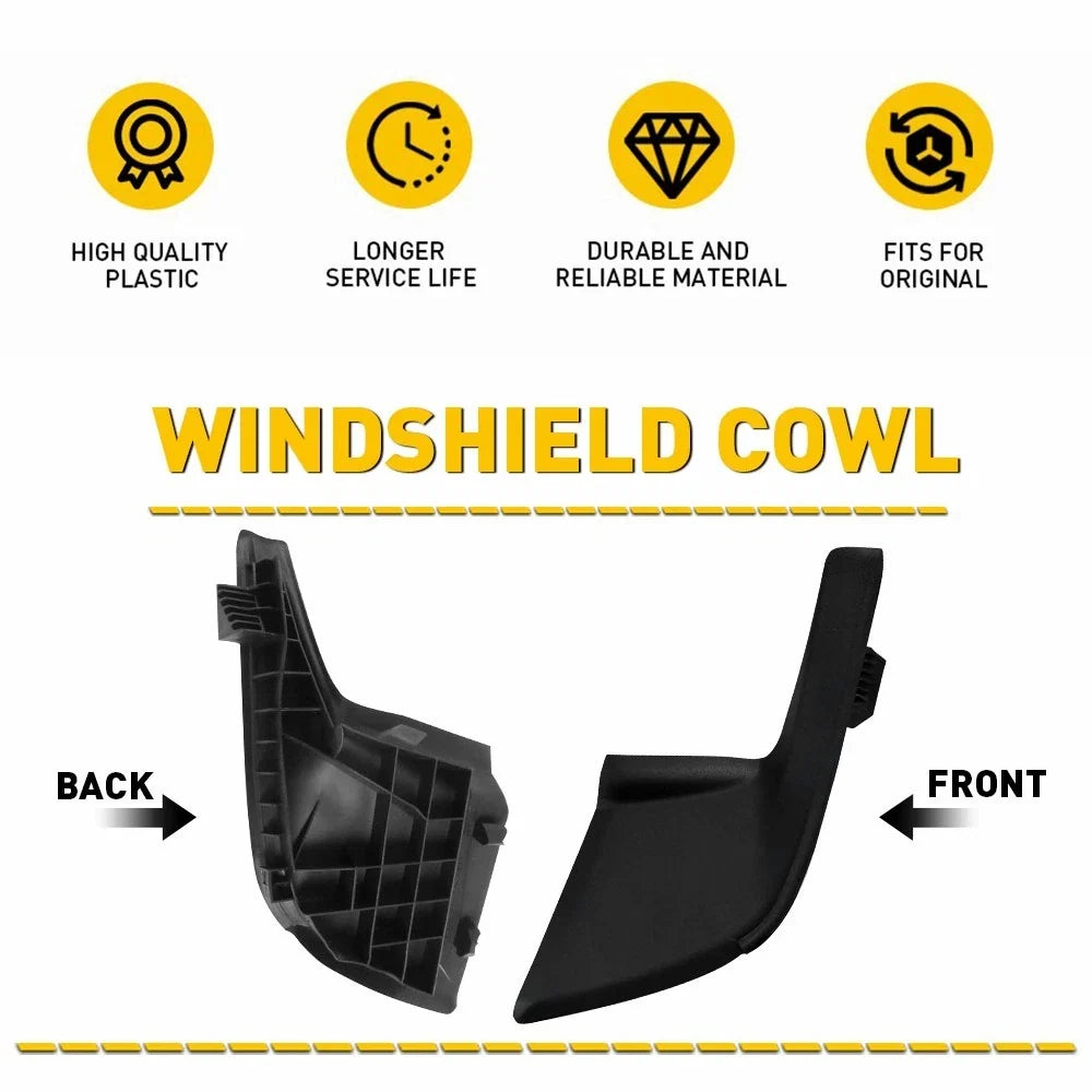 1x Left Windshield Wiper Cowl Cover for Toyota 4Runner (2010–2023) 53867-35020