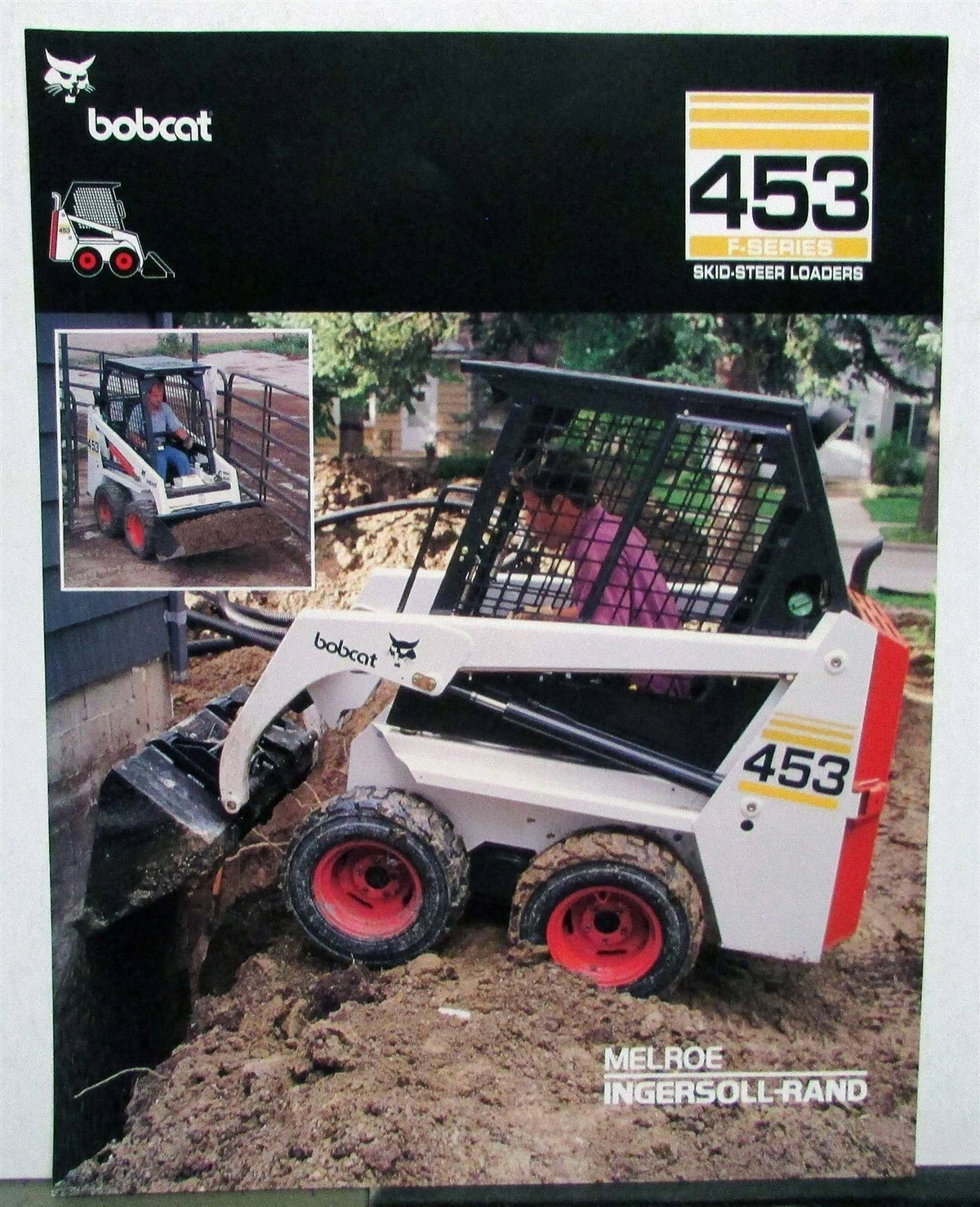 Sales Sheet for Bobcat 453 F-Series Skid Steer Loaders (1998)