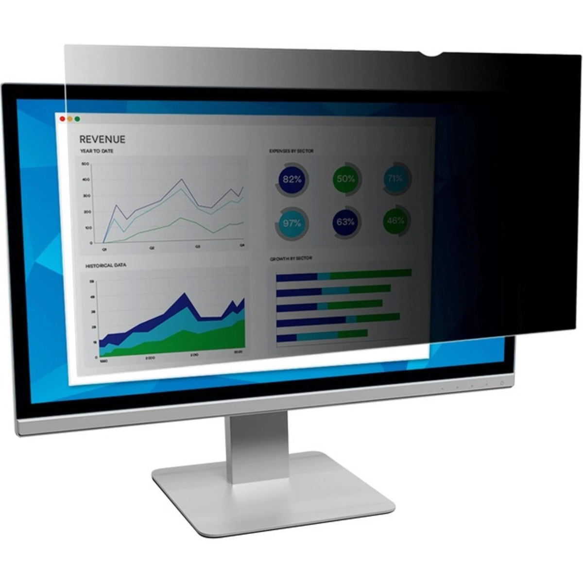 3M Privacy Filter for 24in Monitor (16:9) - PF240W9E