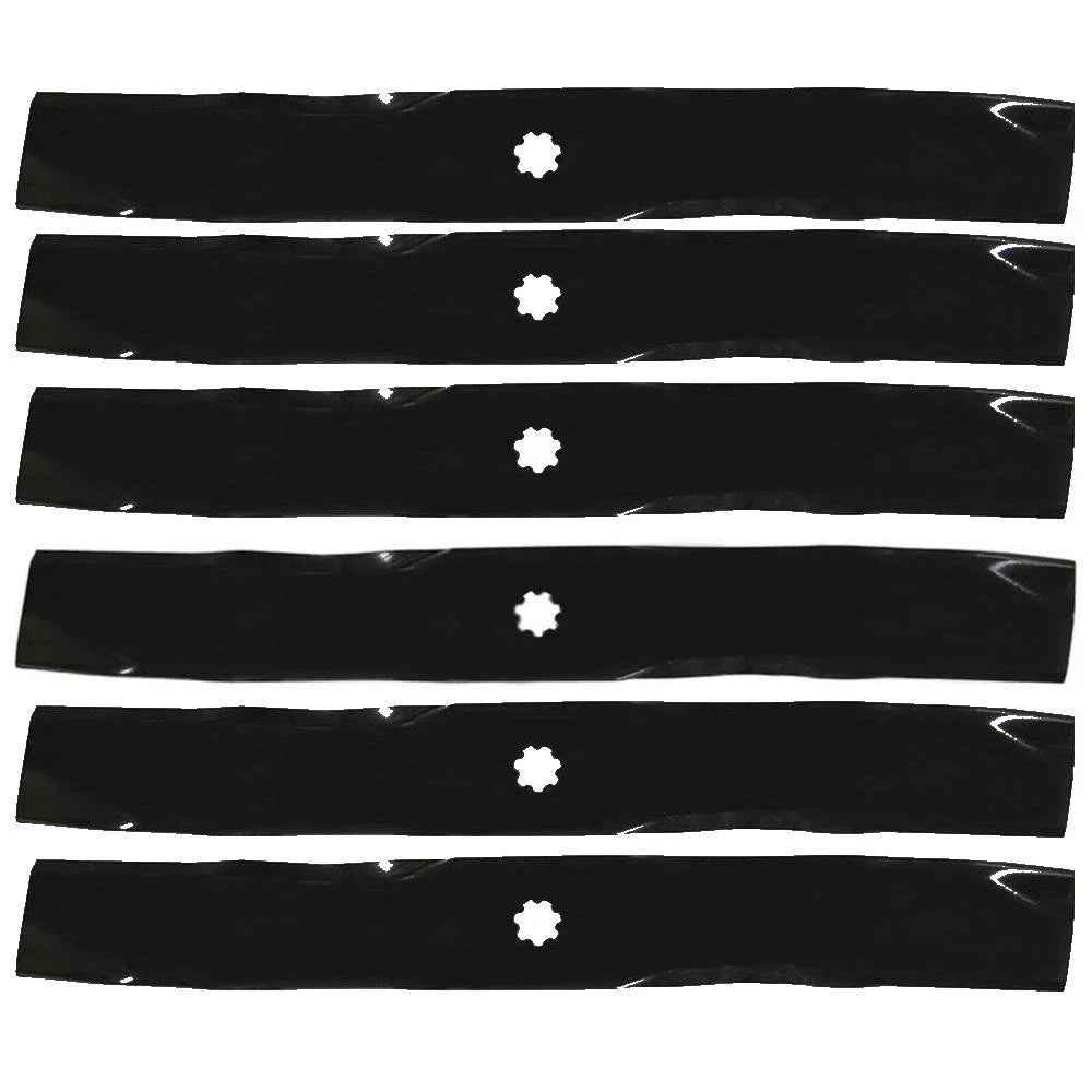 6X Blades M112991 for John Deere GT225 GT235 GT235E (38" Cut)