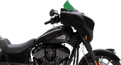 Klock Werks Kolor Flare Windshield 10" Green for Harley Davidson (2014–2023) KWW-04-0639