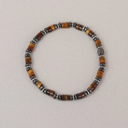 Hematite Beads Bracelet for Men - Healing Protection Strength