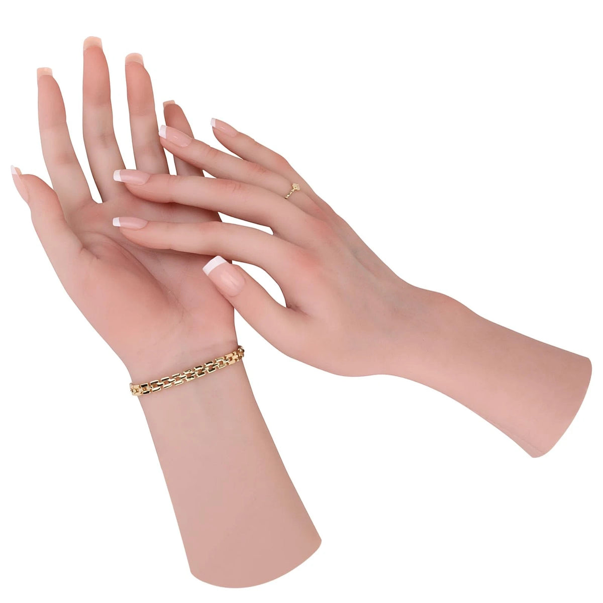 Realistic Silicone Female Hand Left Hand - Ivory