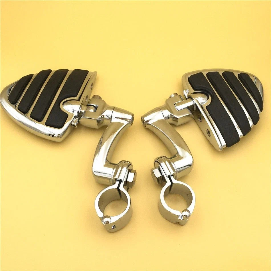 1" Chrome U Shape Foot Peg for Honda GoldWing VTX1300 Shadow Valkyrie