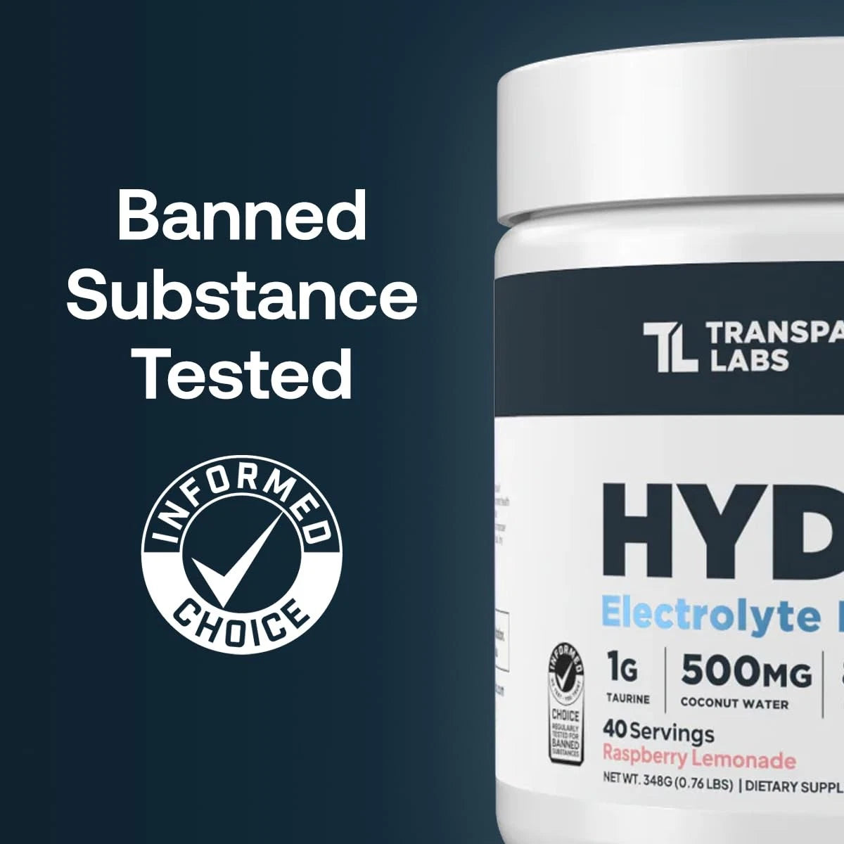 Transparent Labs Hydrate for Hydration (Pack of 1)