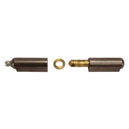 FBP080GF Steel Weld-On Bullet Hinge 0.61" x 3.15" with Brass Pin & Grease Fitting