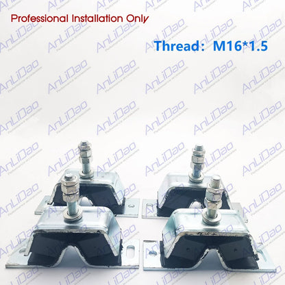 Set of 4 Engine Mounts for Yanmar 2GM 2YM 3GM 3YM (N/A) 128270-08341 128377-08340