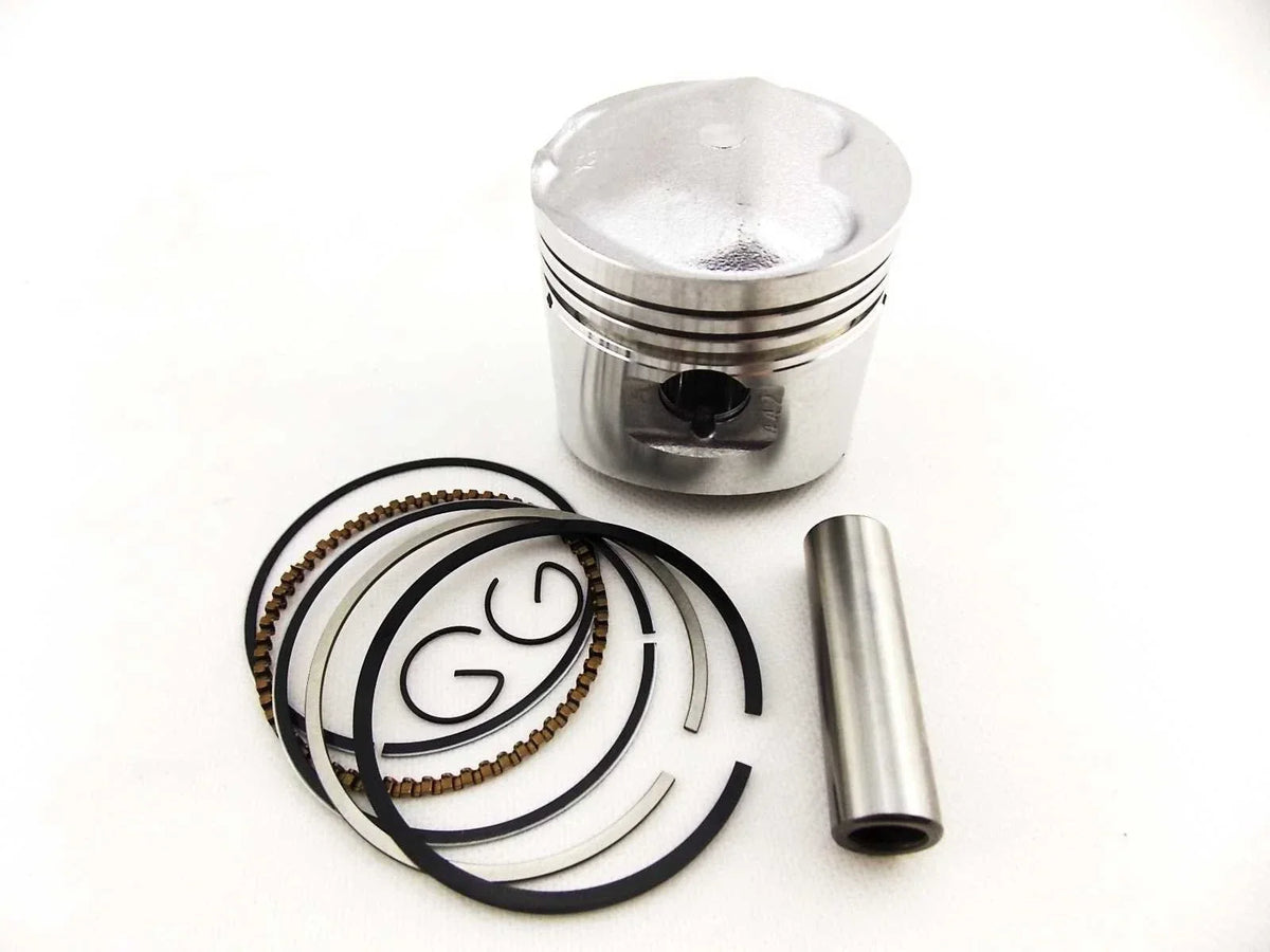 1. 1.00mm O/S Piston Set with 63.00mm Rings & Clips for Honda CB750C Custom (1980-1982)