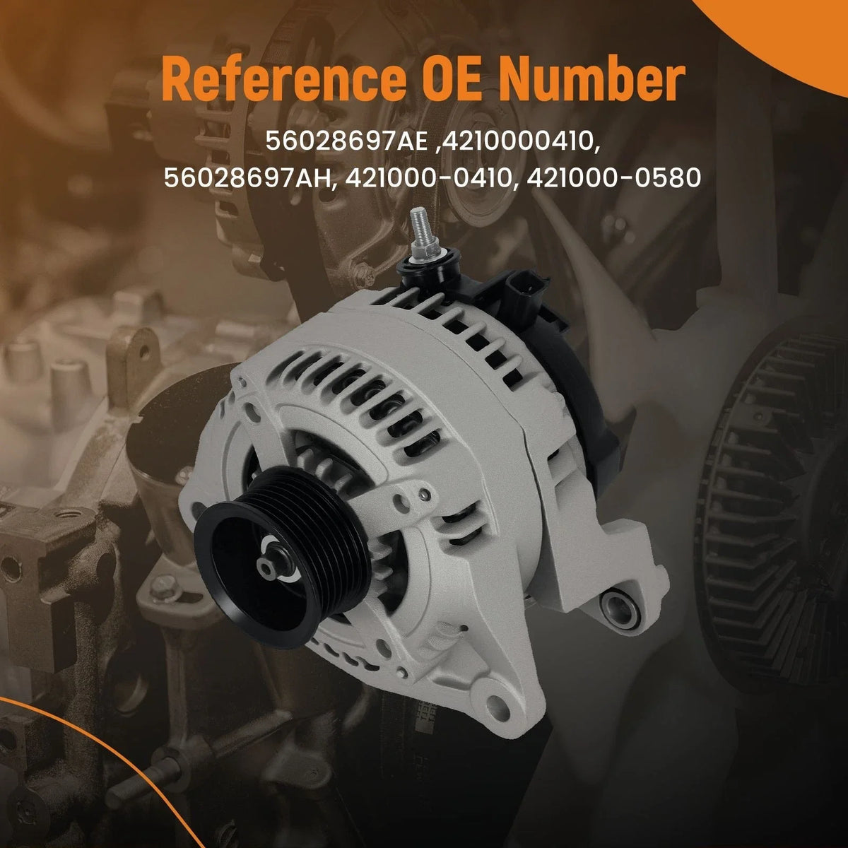 Heavy Duty Alternator for Dodge Ram 1500, Durango (2007–2008)