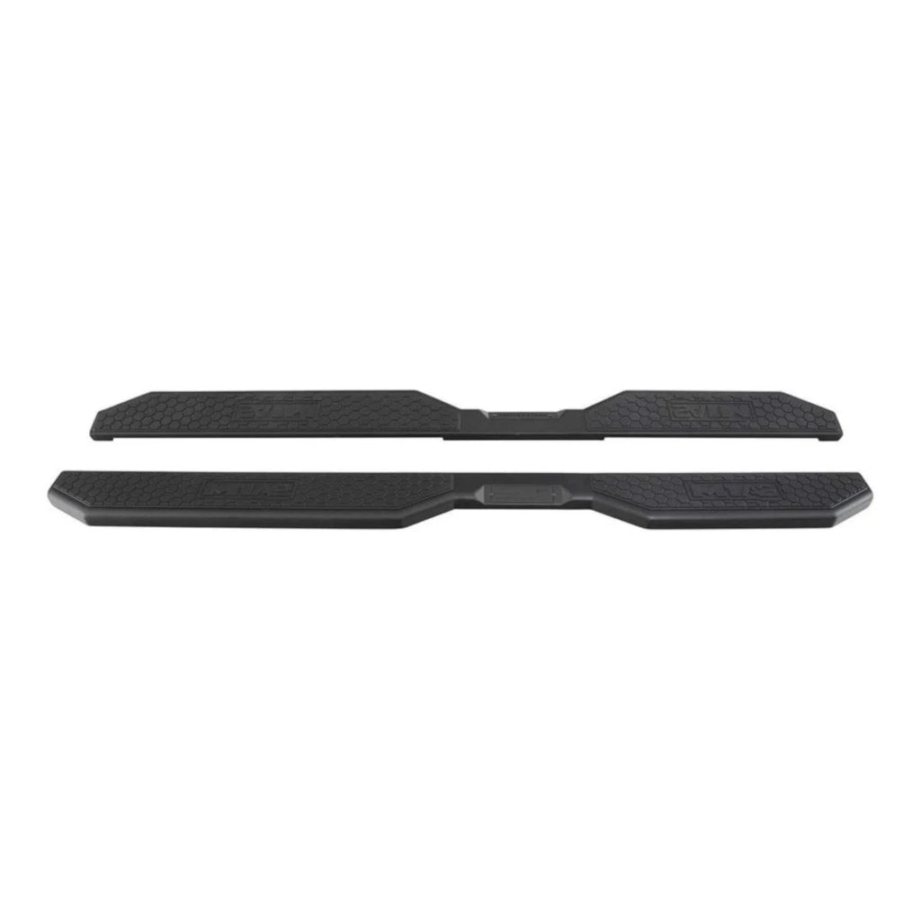 Set of 2 Truck Side Steps for Ram 1500 (2019) MLX-SMB616909-CL360A50 Rubber Honeycomb Tread