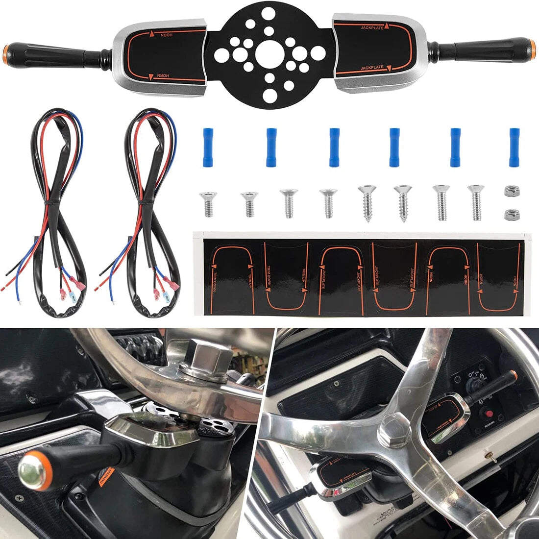 SeaStar Pro Trim/Jack Plate Control Switch for Steering Helm (PT2000-1P, PT2000-2P)