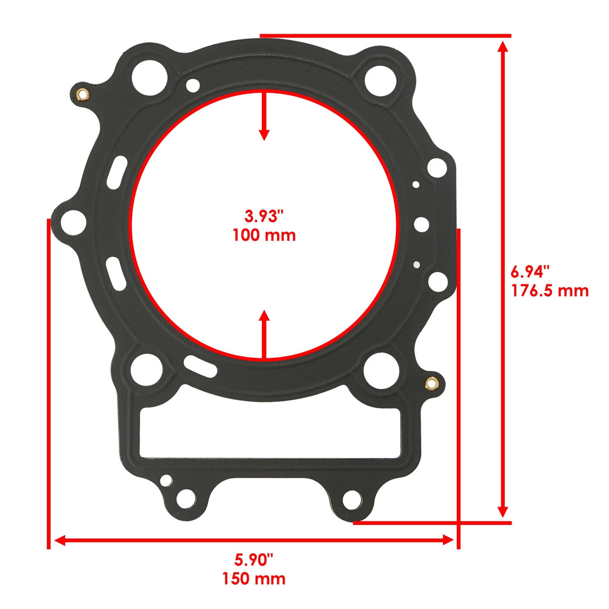 Cylinder Head Gasket for Arctic Cat Prowler 650 H1 (2007–2008) XG161 - VS, 0808-047