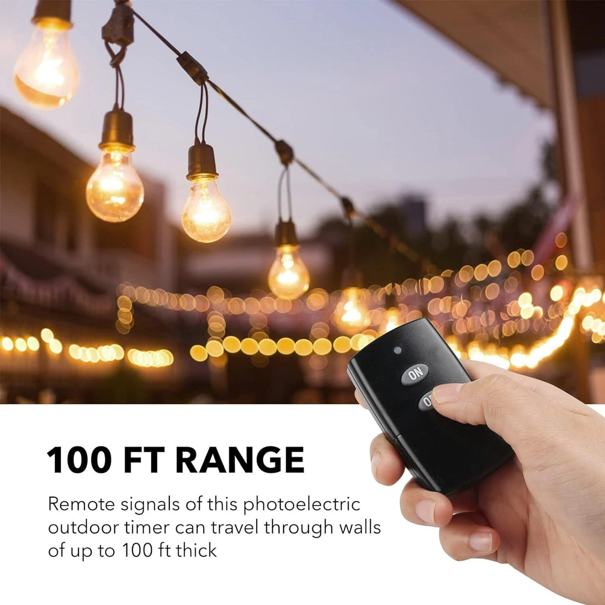 Outdoor Light Timer for Waterproof Applications (15A)