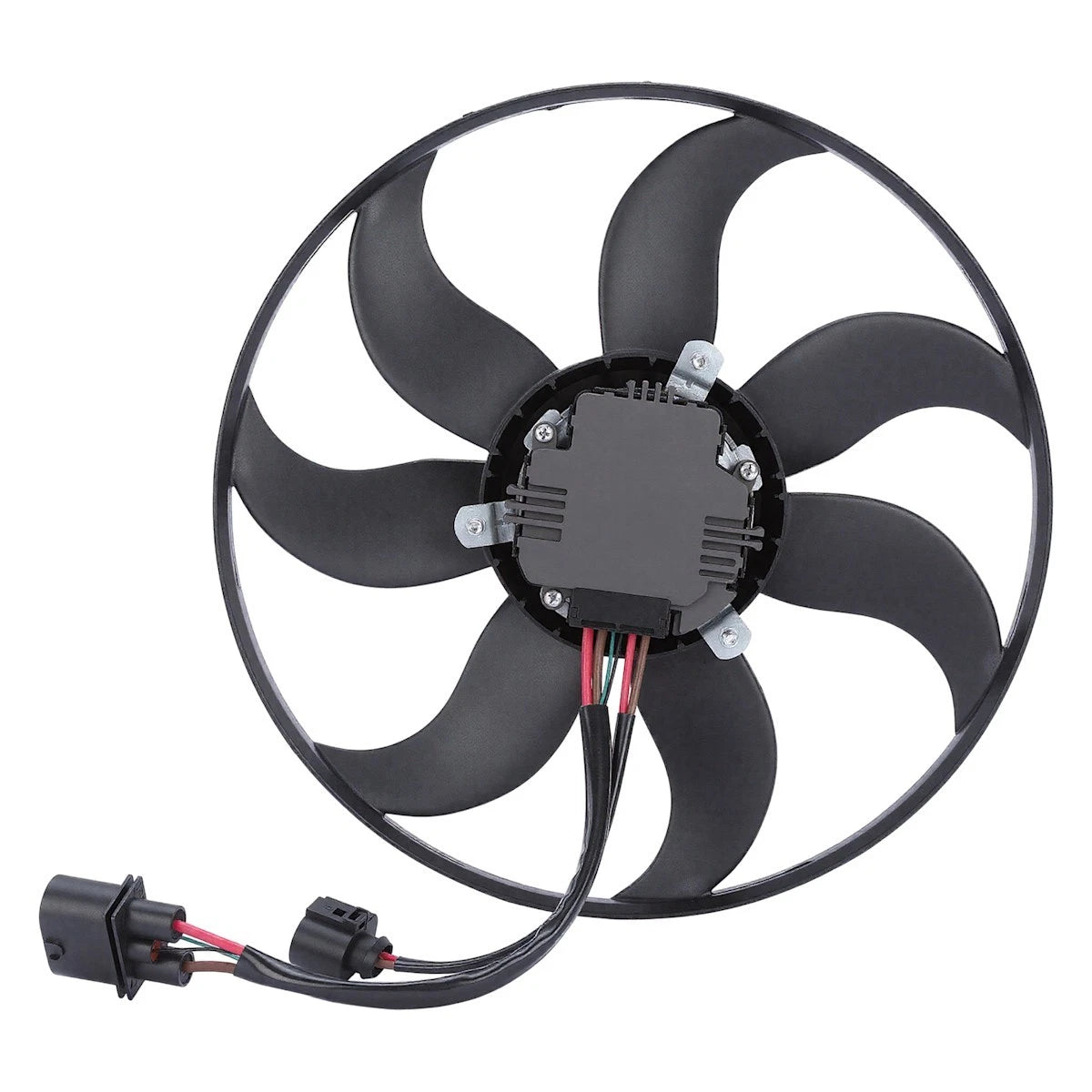 Cooling Fan Assembly for VW Passat Jetta Beetle Tiguan CC Eos (2006–2019) - 1K0959455CQ, 1K0959455DL, 1K0959455DT, 1K0959455FE, 1K0959455FJ