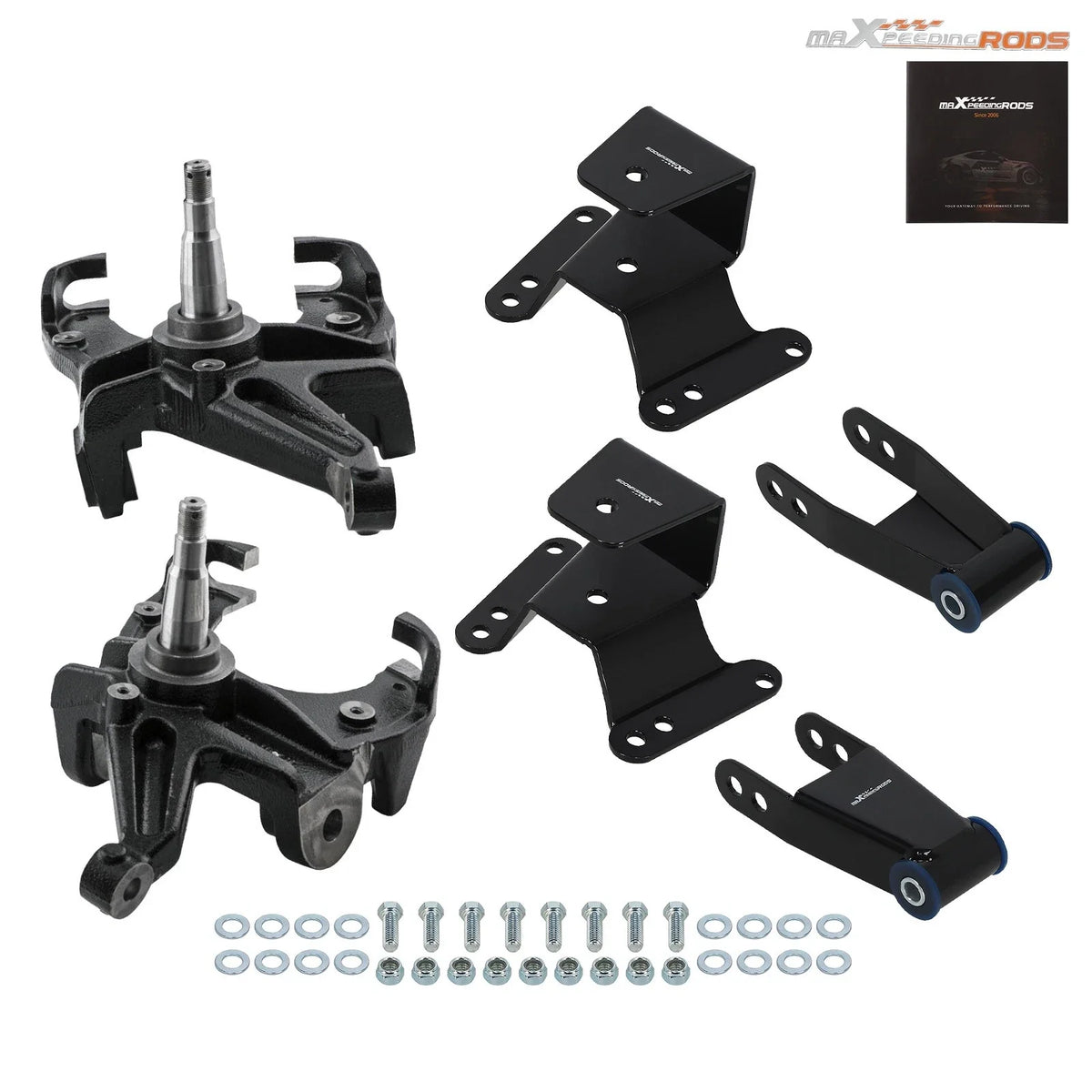 Lowering Kit 3" Front 4" Rear for Chevrolet C10 GMC C15 (1973–1987)