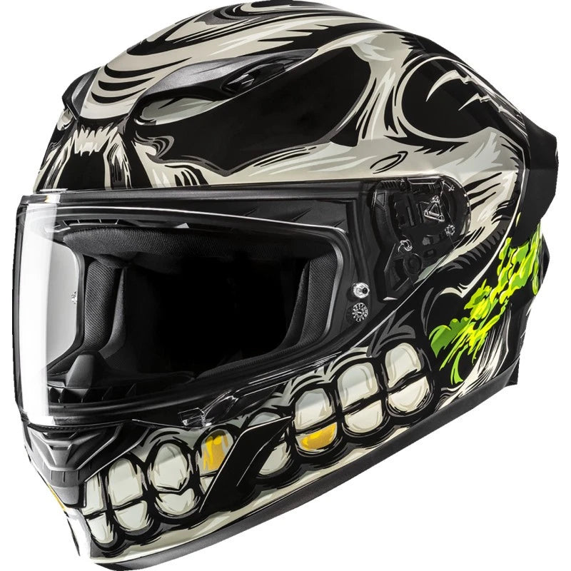 HJC i11 Acid Skull Helmet for Fluorescent Yellow XS (FP67NUS3205V)