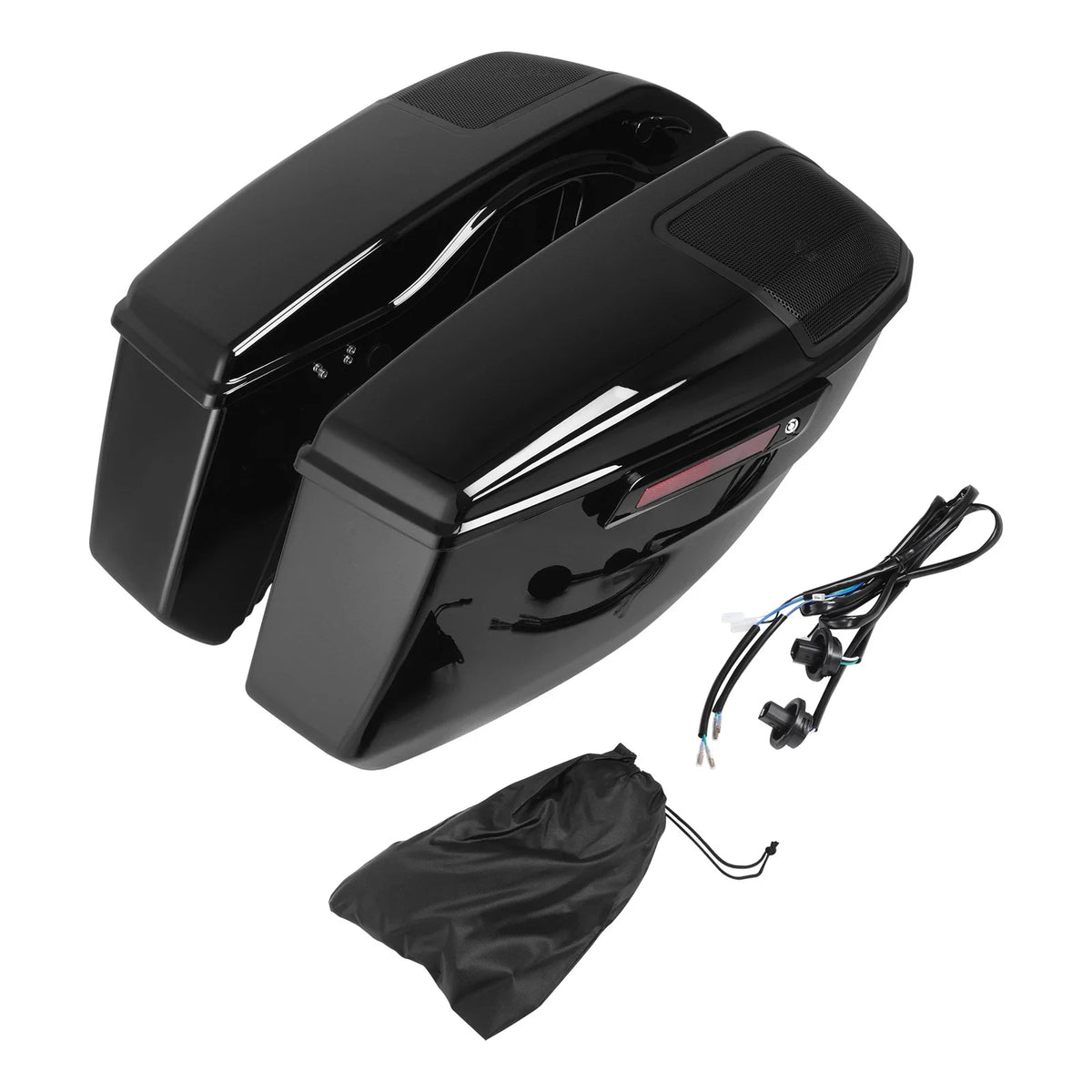 6X9" Speaker Cutout Saddlebags for Harley Touring CVO Street Road Glide (2023–2026)