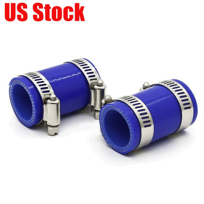 Exhaust Duct Clamps for Yamaha Banshee (1987–2006) Blue
