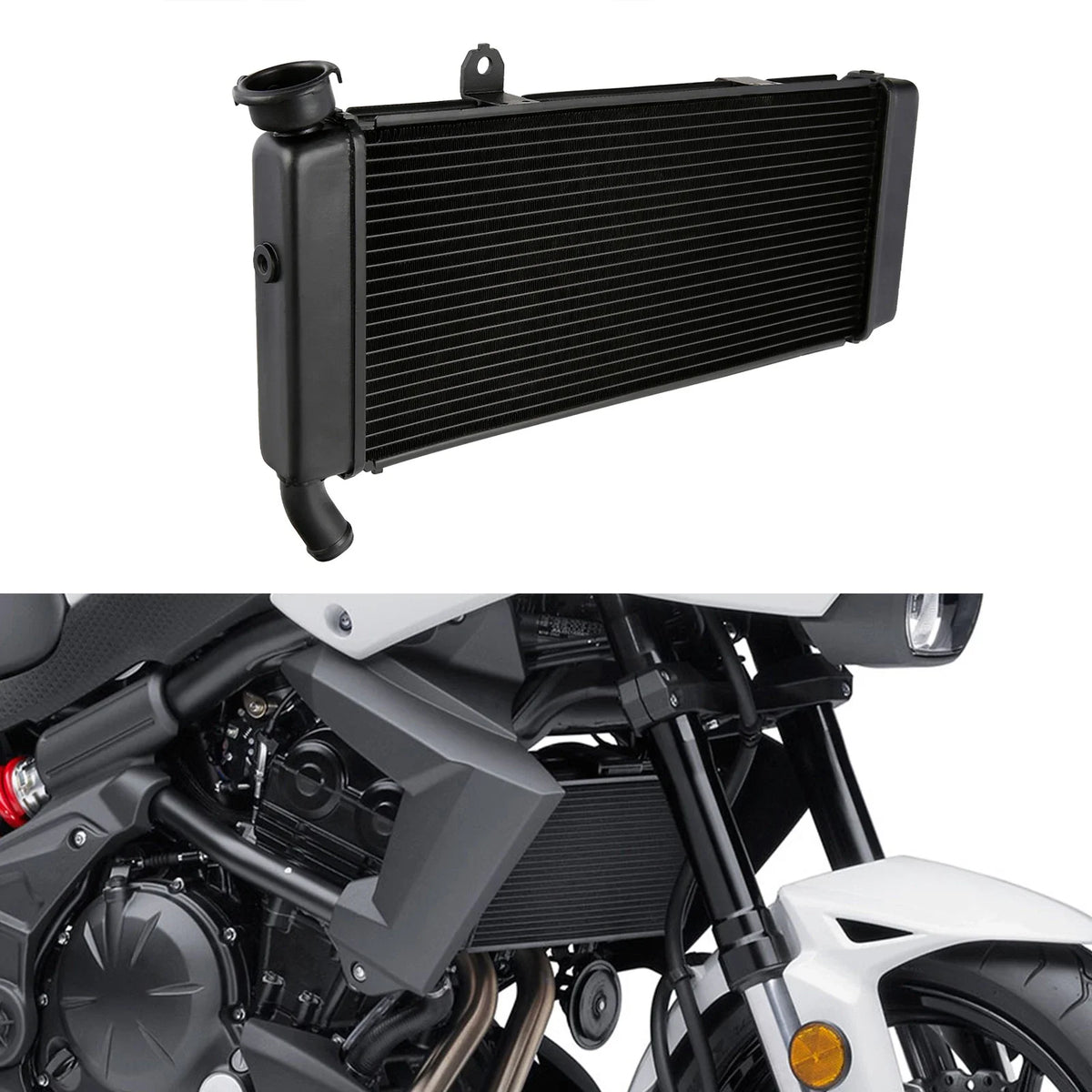Radiator Cooling Engine Cooler for Kawasaki Versys 650/650ABS (2015–2026)
