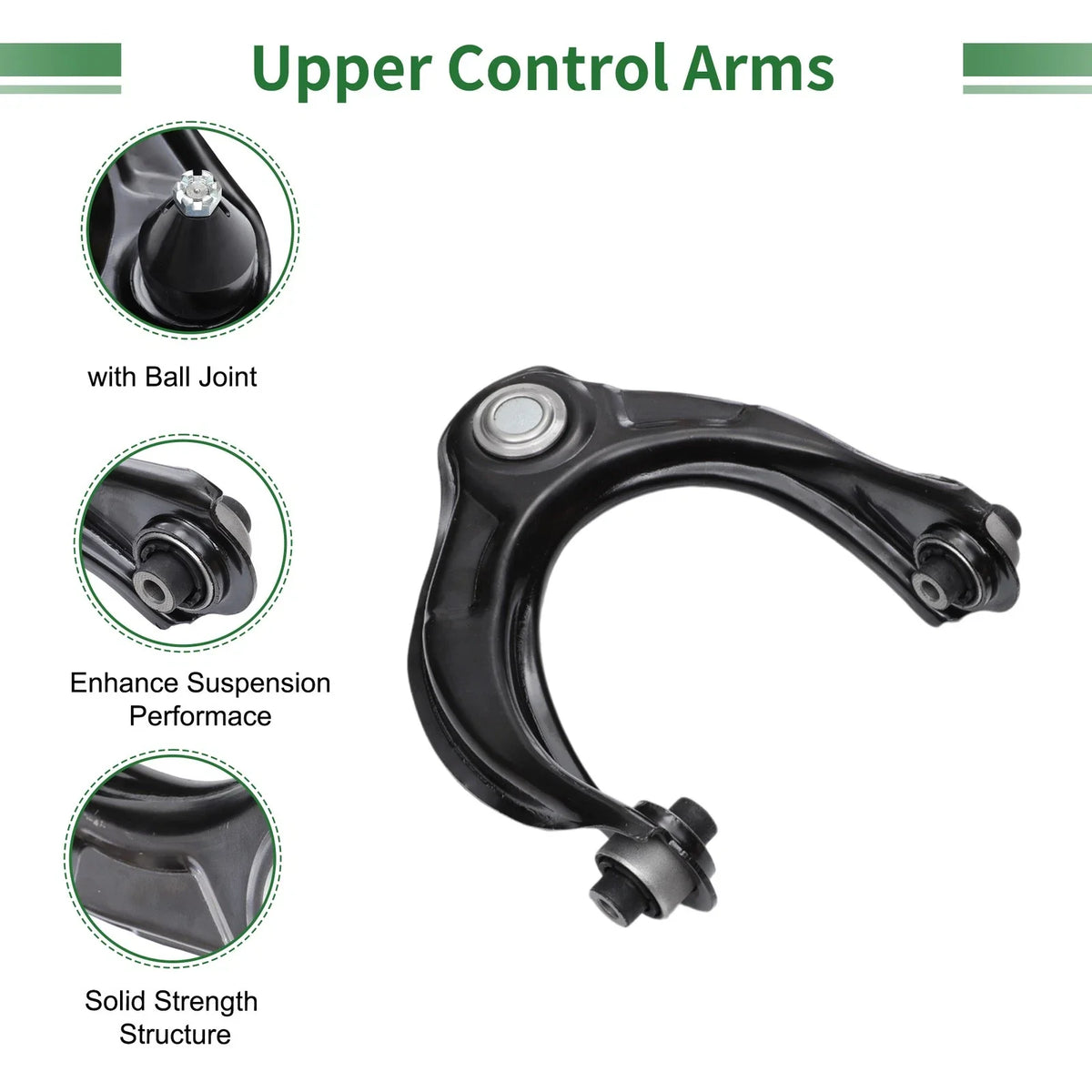 8pcs Front Suspension Kit Upper Control Arm for Honda Accord (1998–2002) No.K620614/ES800460
