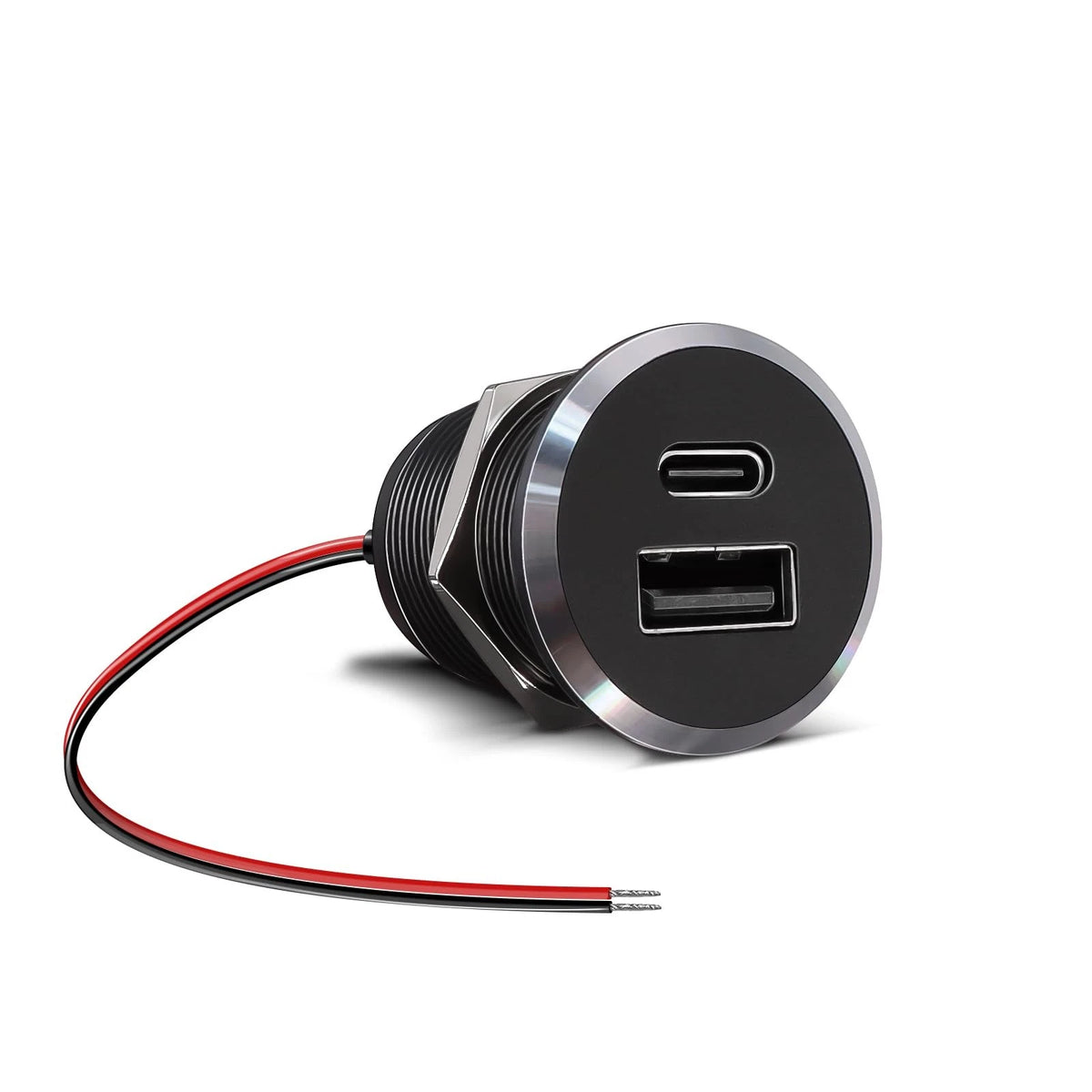 12V USB Outlet for Automotive (2010–2023) QC 3.0 USB-A & USB-C PD3.0
