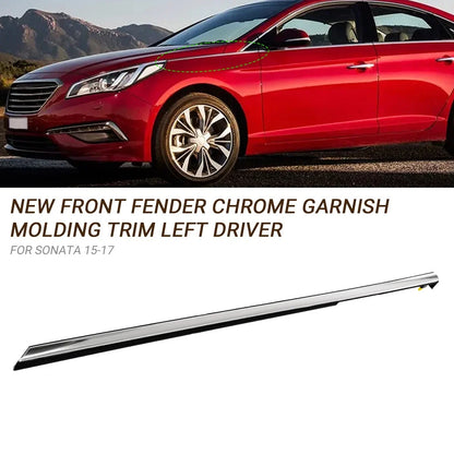 Chrome Fender Garnish Molding Trim for Hyundai Sonata (2015–2017)