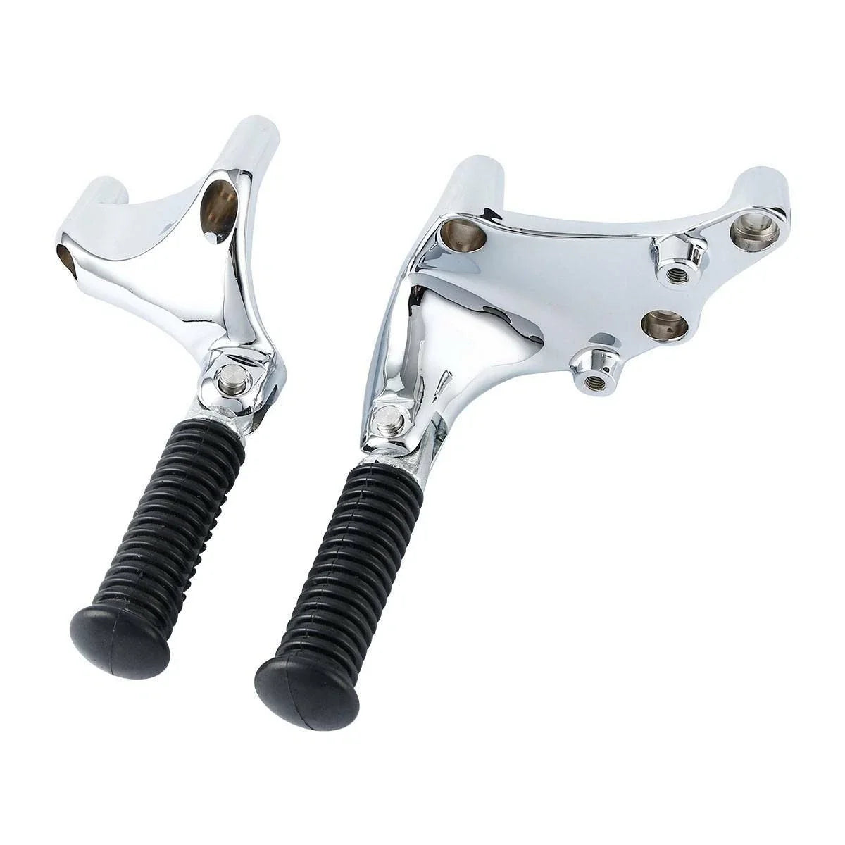 Chrome Passenger Footpegs for Harley Sportster Iron883 1200 (2014–2022)