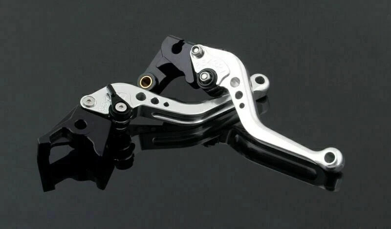 Short Brake Clutch Levers for Aprilia Tuono V4R (2011–2014) T9 Silver