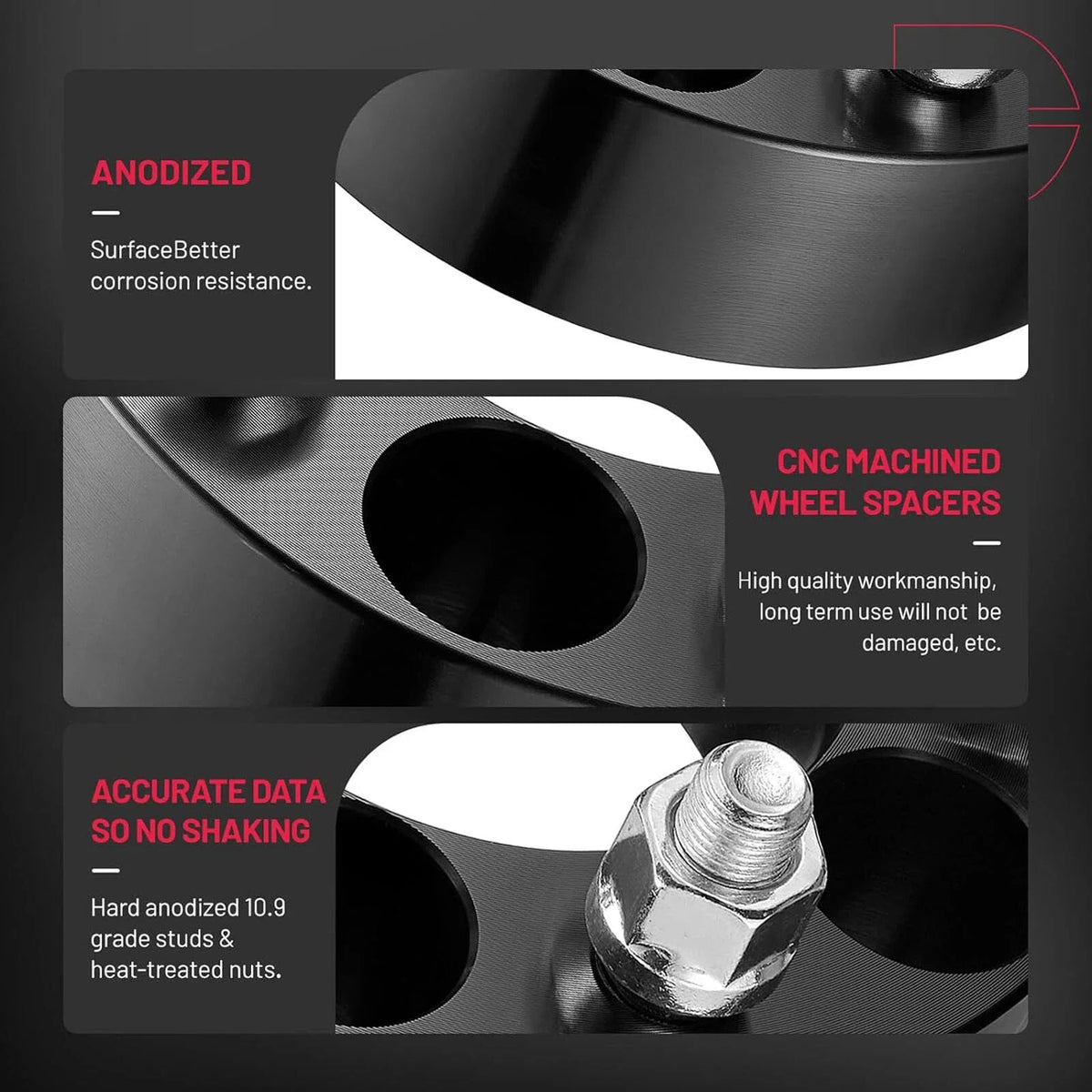 Wheel Spacers for Chevy K5 Blazer K10 GMC Jimmy (1980–1991)
