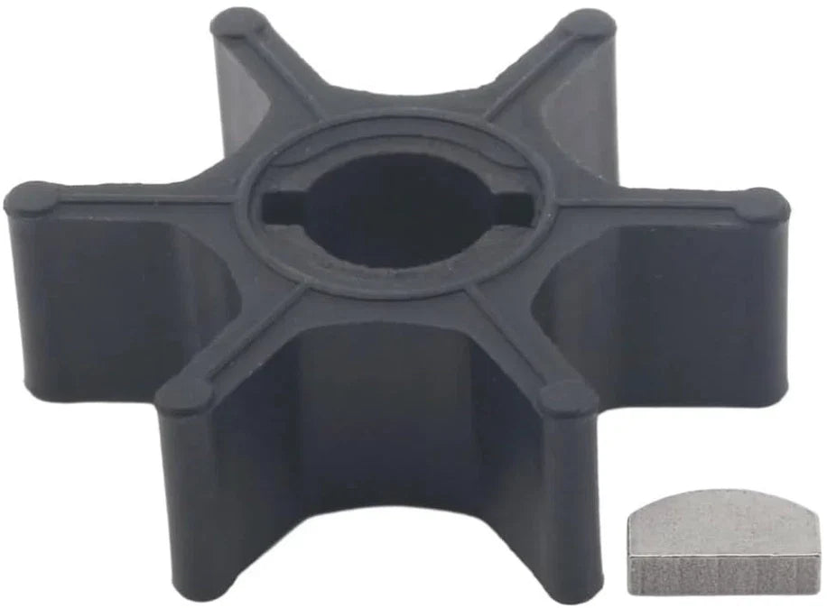 Water Pump Impeller with Key for Suzuki 2 Stroke 8 9.9 HP Outboard (17461-92D00)