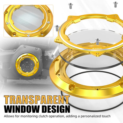 Transparent Derby Cover for Harley Street Glide FLHX (2006–2015)