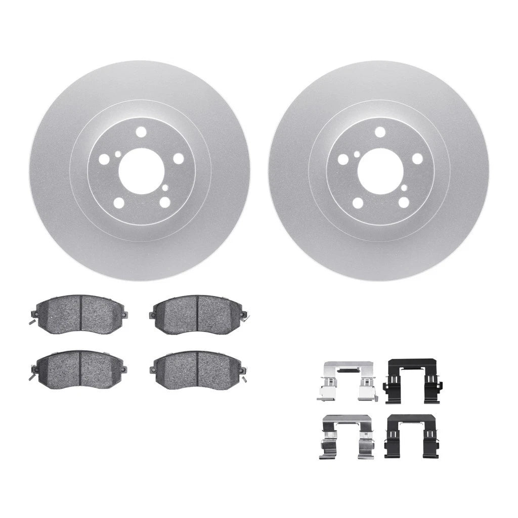 Set of 4 Rotors and Brake Pads for Scion FR-S (2013–2016) ALX-PAU-DF-4512-13079-CLA4